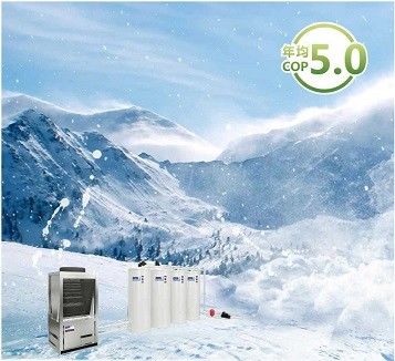 Pompe à chaleur de Monoblock EVI Cold Climate Air Source de radiateur 55dB