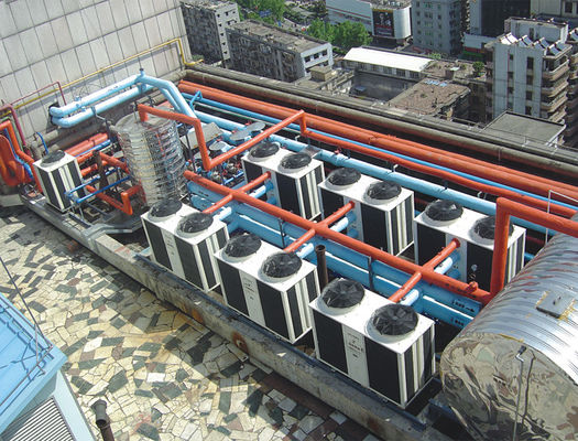 Économie d'énergie de climatisation de pompe à chaleur de source d'air de chauffage par le sol