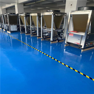 Pompe à chaleur air-eau de ₂ de l'aileron en aluminium R744 Co 40kw commercial