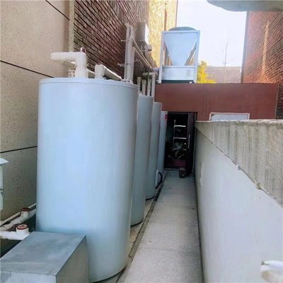 Pompe à chaleur air-eau de ₂ de l'aileron en aluminium R744 Co 40kw commercial