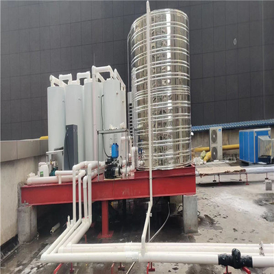 Pompe à chaleur air-eau de ₂ de l'aileron en aluminium R744 Co 40kw commercial
