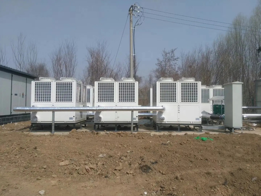 Réfrigérant de la pompe à chaleur de source d'air de cascade 25Kw R410A eau chaude de 90 degrés