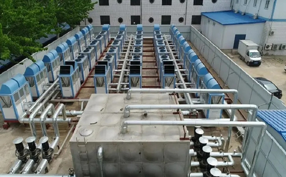 Pompe à chaleur de cascade de l'eau chaude R134a R410A 150Kw pour des compagnies d'exploitation