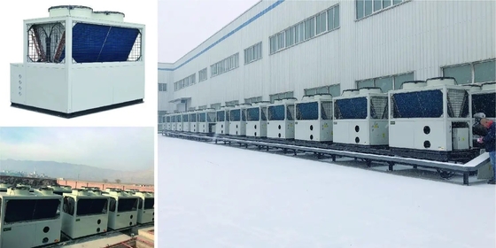 pompe à chaleur de source d'eau du CO2 160Kw pour le chauffage d'université d'école et l'eau chaude